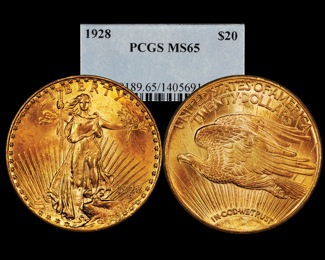 1928-$20-pcgs65
