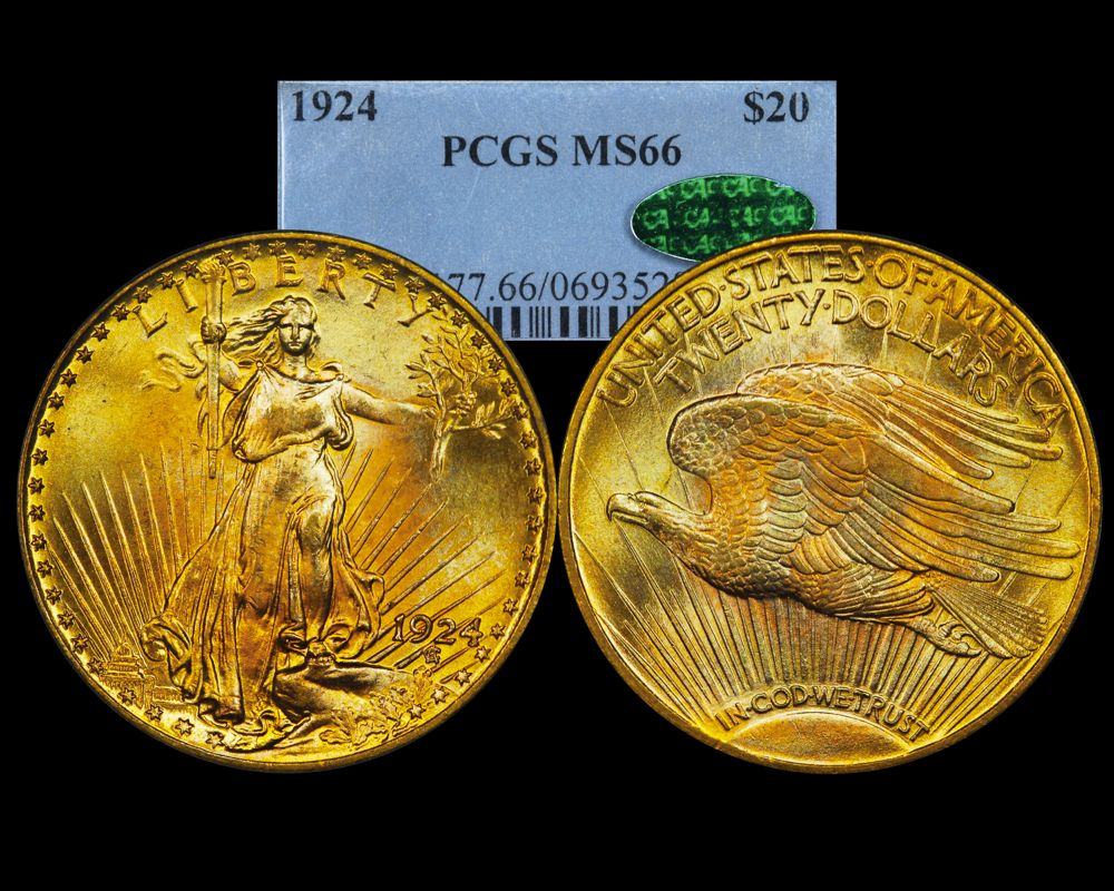 1924-$20-pcgs66