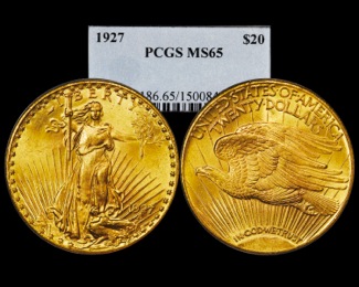 1927-$20-pcgs65